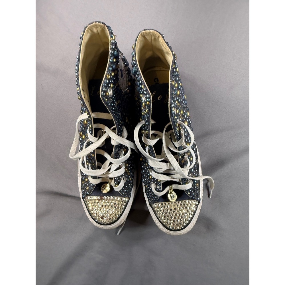 Gorgeous Custom Converse Chuck Taylor All Star high tops 9.5 - Picture 6 of 11